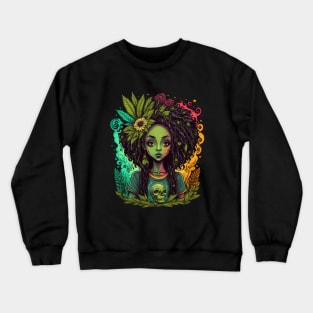 Goddess of Marijuana Crewneck Sweatshirt